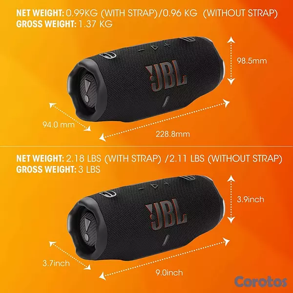 camaras y audio - Bocina JBL Charge6 Original Nueva Sellada | Sonido 3