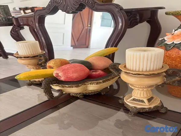 decoración y accesorios - Juego de frutero decorativo resistente y elegante 4