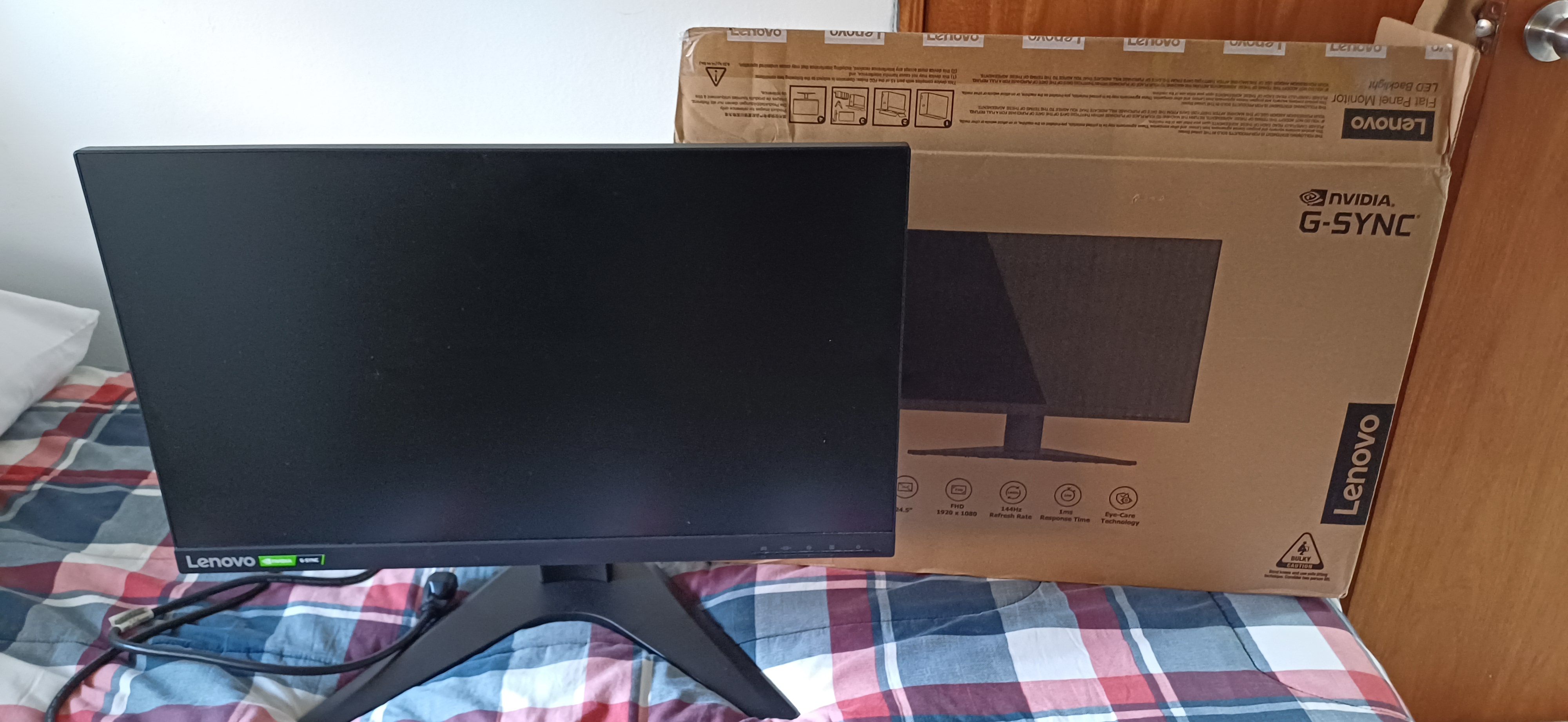 consolas y videojuegos - Monitor Lenovo 24.5" 144hz , 1ms de respuesta. 5