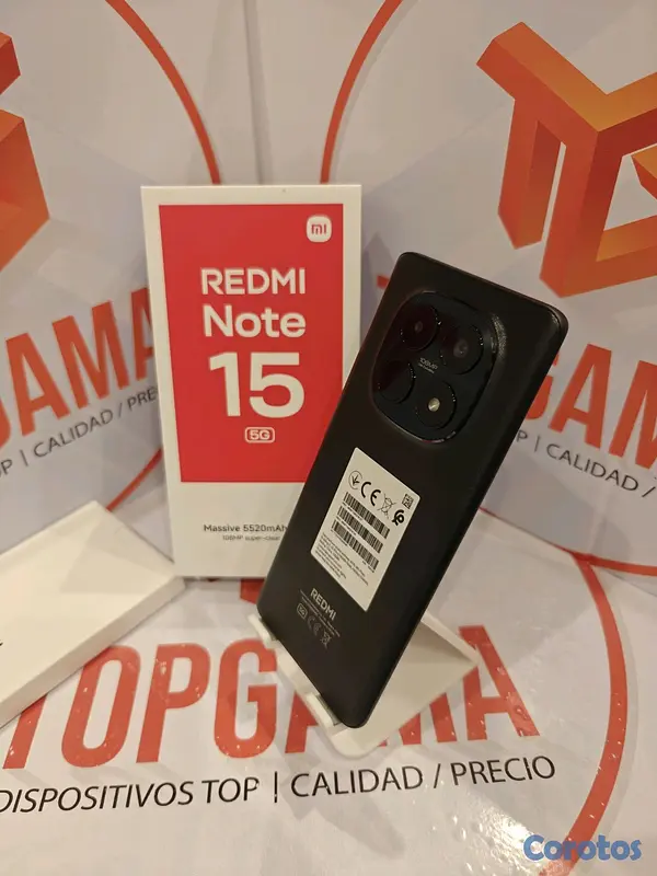 celulares y tabletas - REDMI NOTE 15 5G, 8GB RAM 256GB ROM 6