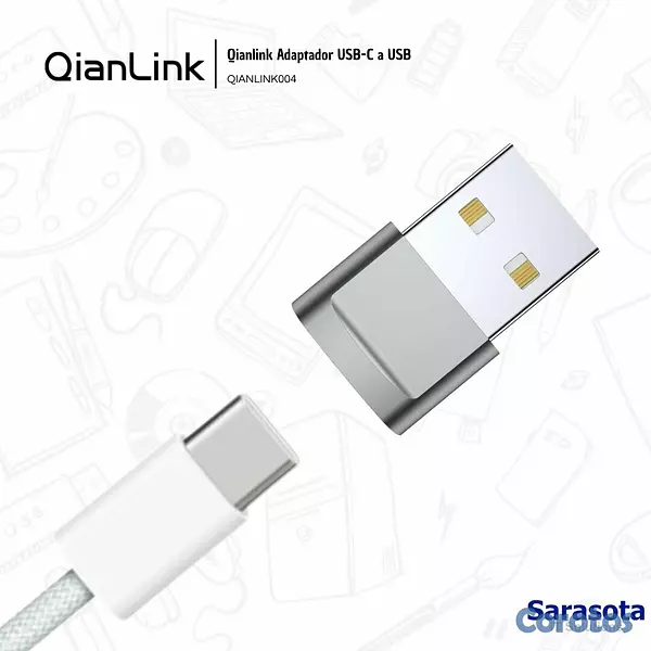 accesorios para electronica - Qianlink Adaptador USB-C a USB 2