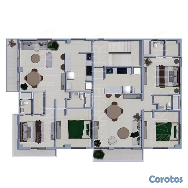 apartamentos - Apartamento en Venta D.N 4