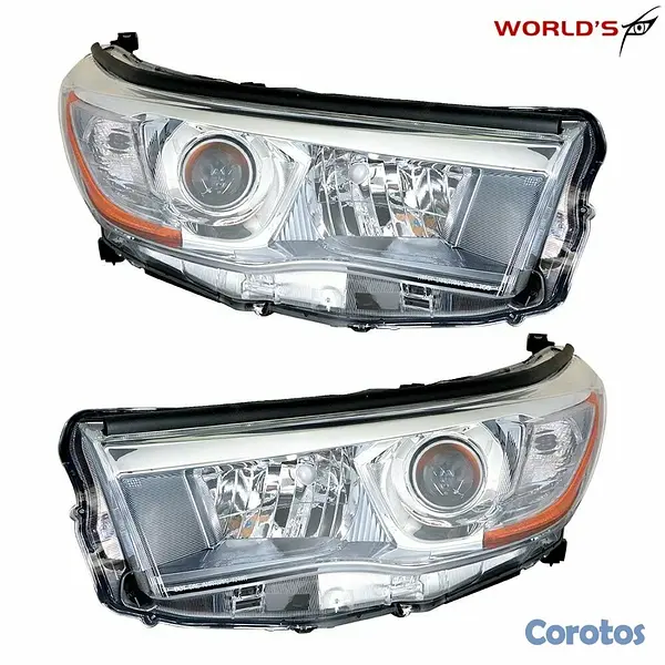repuestos - Conjunto de faros delanteros halógenos para Toyota 2