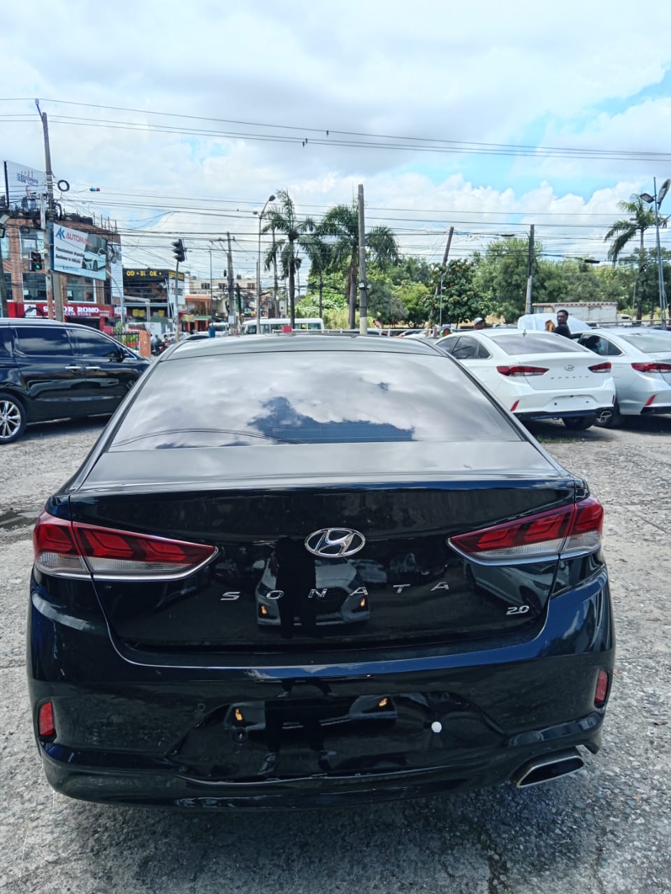 carros - HYUNDAI SONATA NEW RISE 2018 NEGRO GASOLINA 3