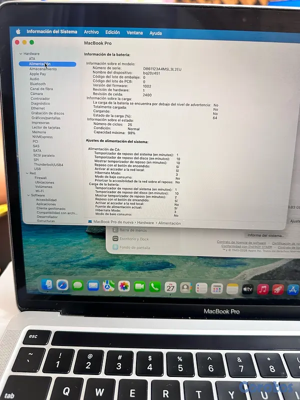 computadoras y laptops - MacBook Pro 2020 M1  4