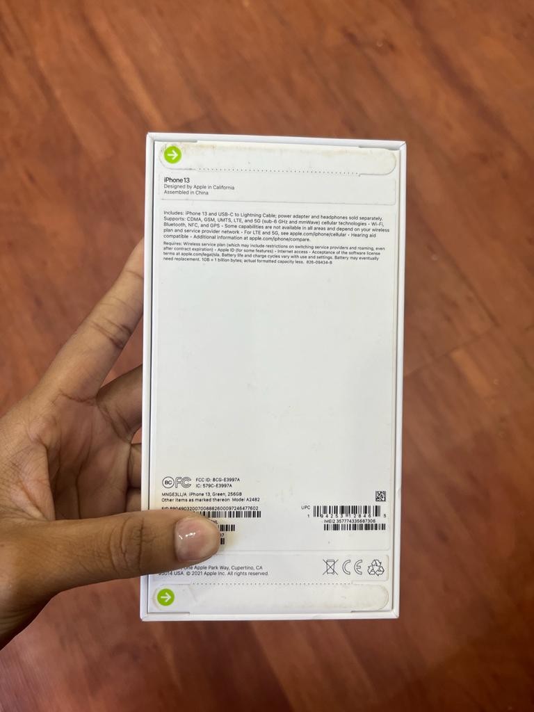 celulares y tabletas - iPhone 13 de 256gb Factory Sellado 3
