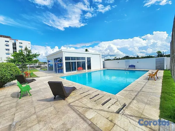 apartamentos - TORRE PISCINA Y GIMNASIO LOS RIELES GURABO SANTIAG 3