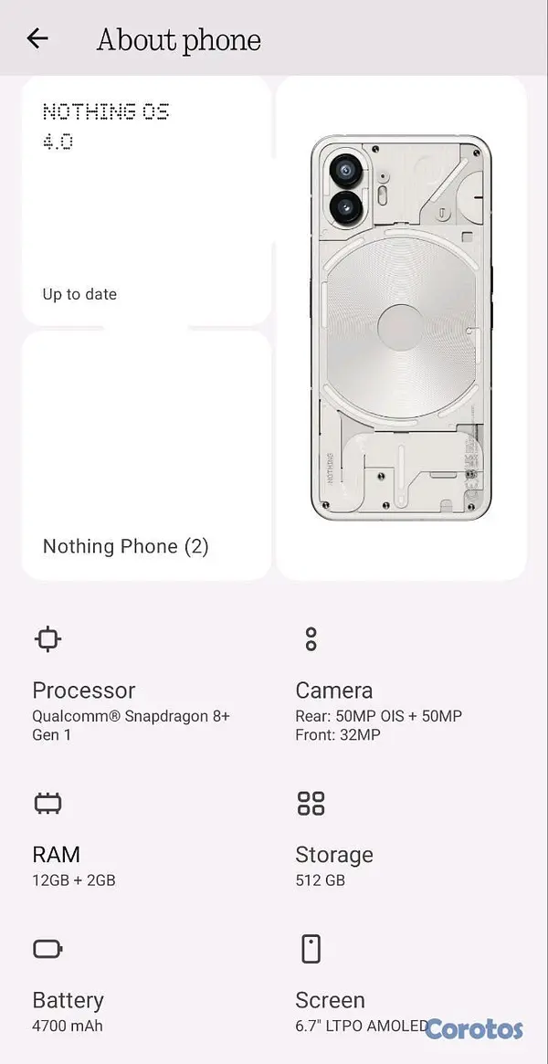 celulares y tabletas - Nothing Phone 2 2