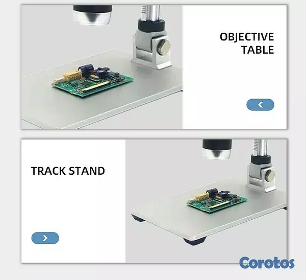 equipos profesionales - Microscopio USB digital con pantalla 7 pulgadas 1200X HD soporte ajustable 7