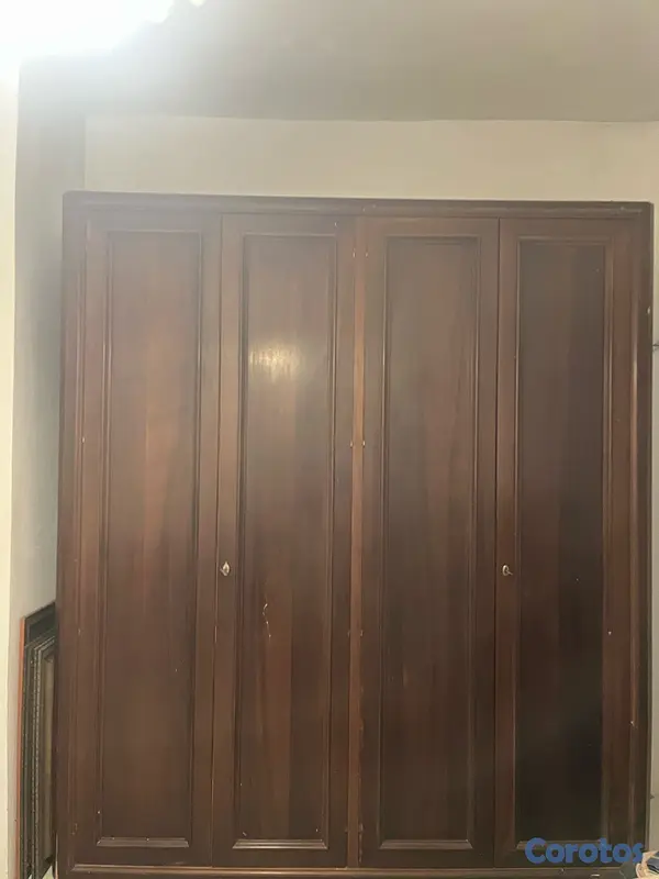muebles y colchones - juego de habitación en caoba 
 2