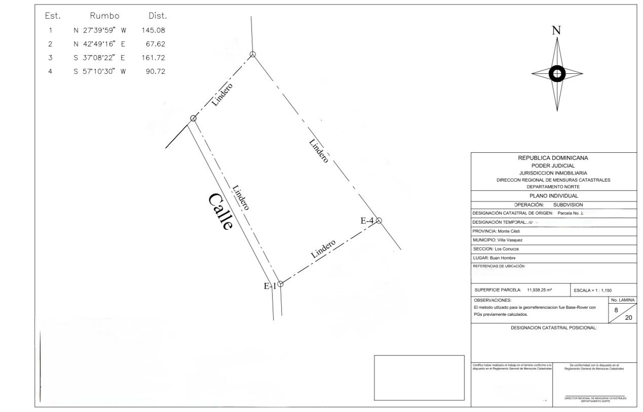 solares y terrenos - Solares /Terrenos en Venta BUEN HOMBRE,MONTECRISTI