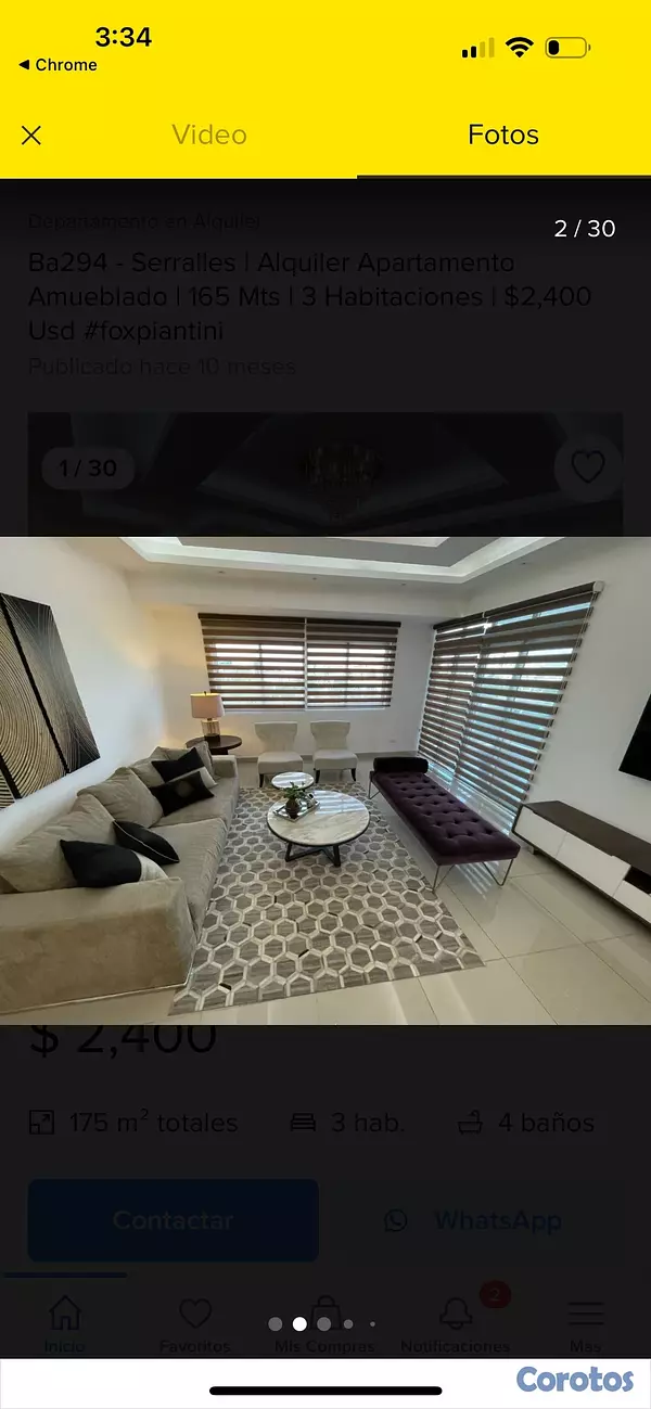 apartamentos - nuevo moderno Apto amueblado full se dos habitaciones US 2,300 14