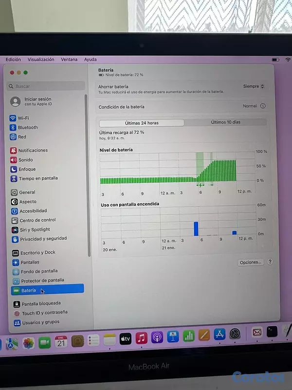 computadoras y laptops - Macbookair  2020 M1 8