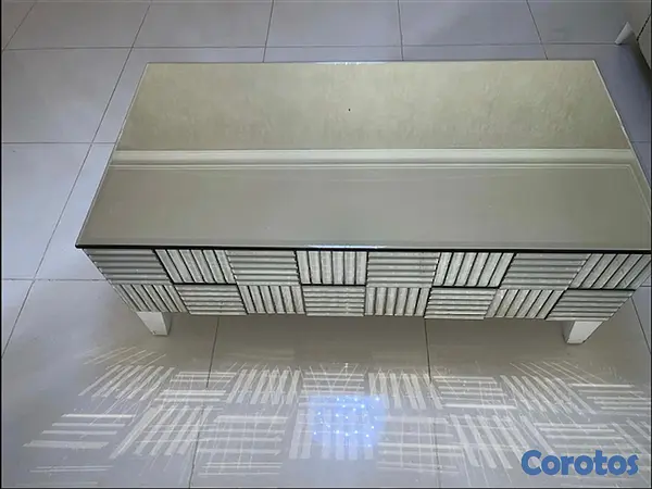 muebles y colchones - Vendo mesa de cristal. 7