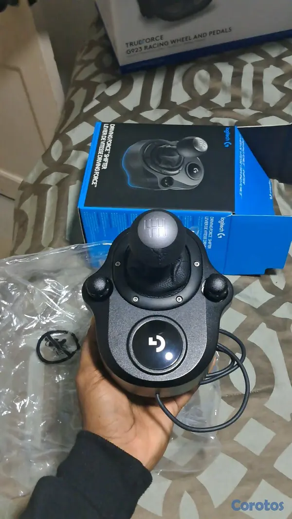 consolas y videojuegos - Volante Logitech G923 trueforce + Palanca shifter  3