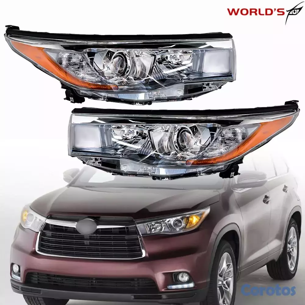 repuestos - Conjunto de faros delanteros halógenos para Toyota 3