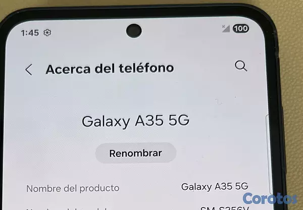 celulares y tabletas - Samsung Galaxy A35 5G en excelente estado – RD$12,000 4