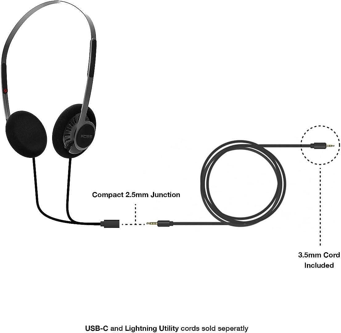 camaras y audio - Koss KPH40 Auriculares On Ear con cable jack 3.5mm 5