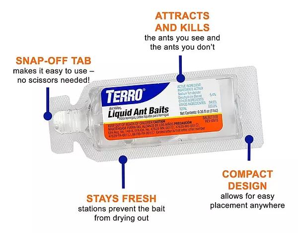 herramientas, jardines y exterior - Kit X 6 Terro Gel Mata Hormigas Cebo Liquido Para Hormigas 5