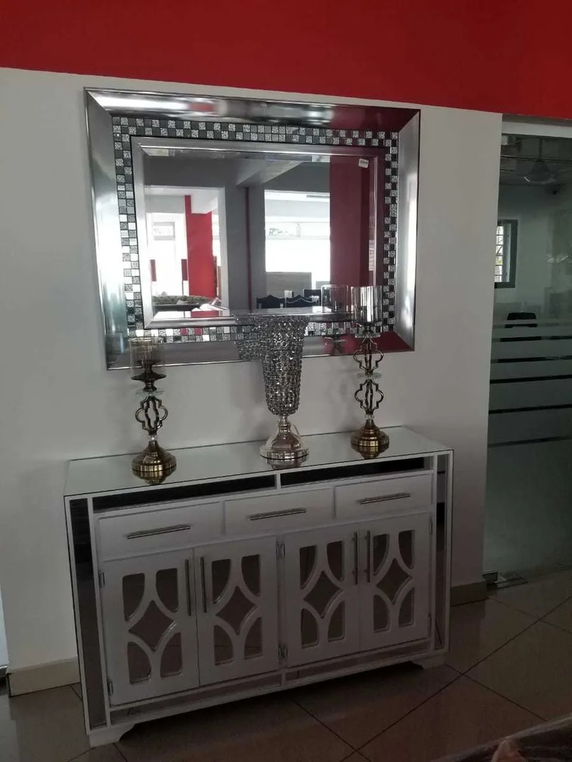 muebles y colchones - Espejo Decorativo Biselado moderno  2