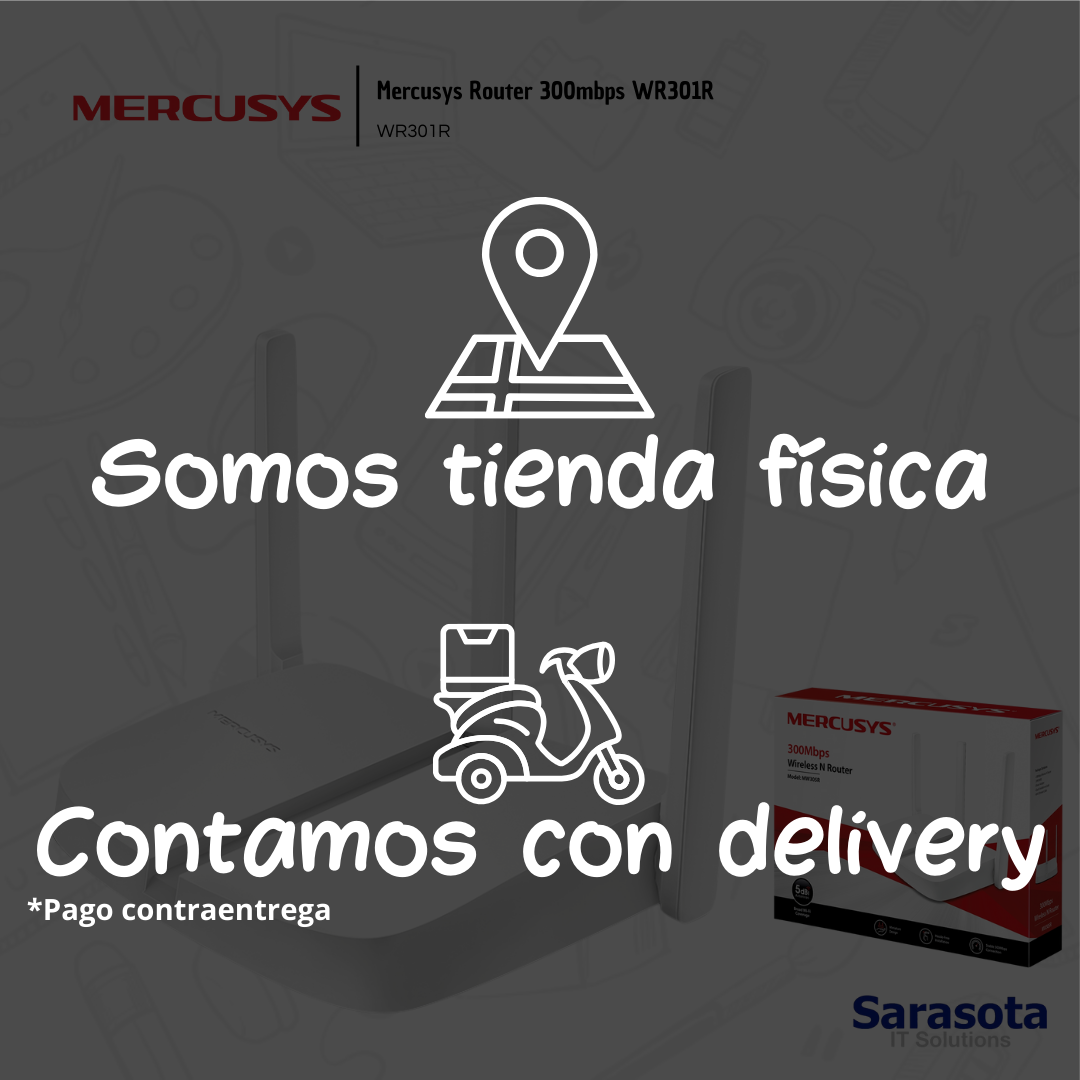 otros electronicos - Mercusys Router 300mbps WR305R 1