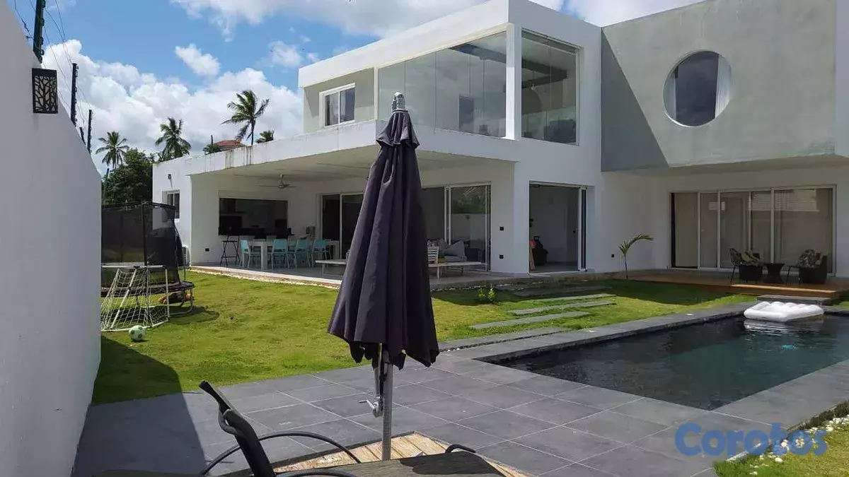 casas vacacionales y villas - Las Terrenas - Samaná, Villa amueblada con 4 habitaciones 2