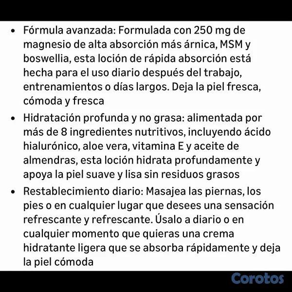 Salud y Equipamiento Médico - Magnesio en Crema con Lavanda 7