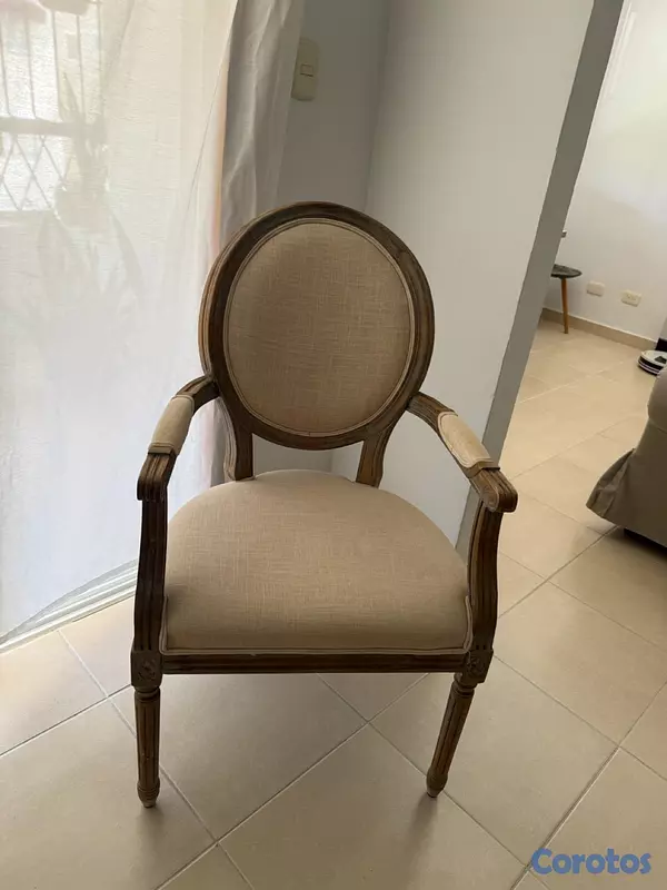 decoración y accesorios - Par de sillas vintage de madera – Elegantes y en buen estado 2