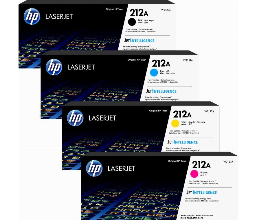 impresoras y scanners - TONER HP 212A -ORIGINALES 100%  PARA LASERJET COLOR - M554DN - 