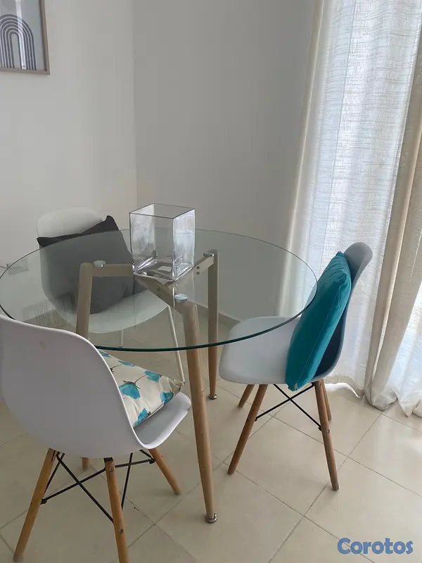 muebles y colchones - VENDO JUEGO DE COMERDOR CUADRO DECORATIVO Y VENTIL 2