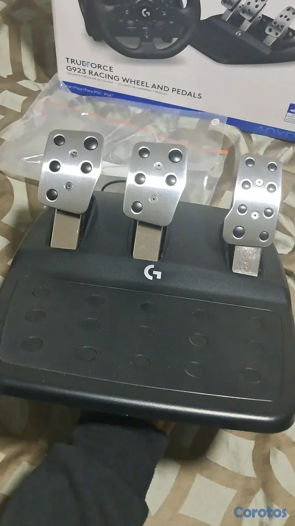 consolas y videojuegos - Volante Logitech G923 trueforce + Palanca shifter  4