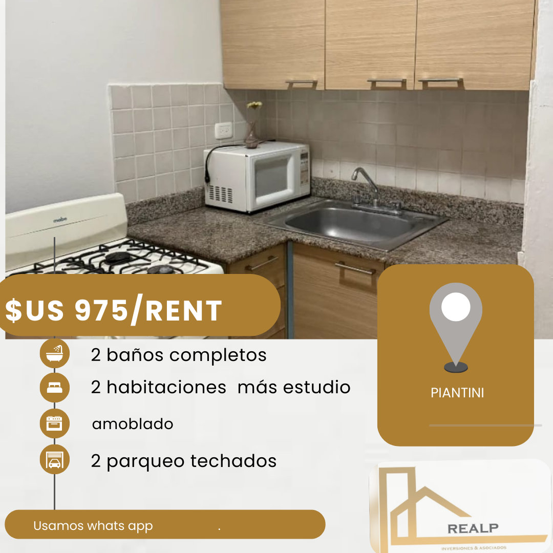 apartamentos - hermoso apartamento en piantini en 975 dólares 