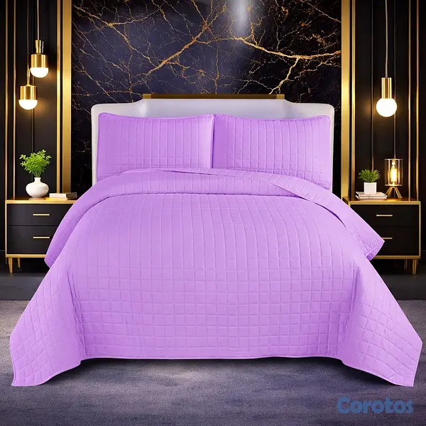 muebles y colchones - juego de cobertor 3 piezas para cama de 60  12