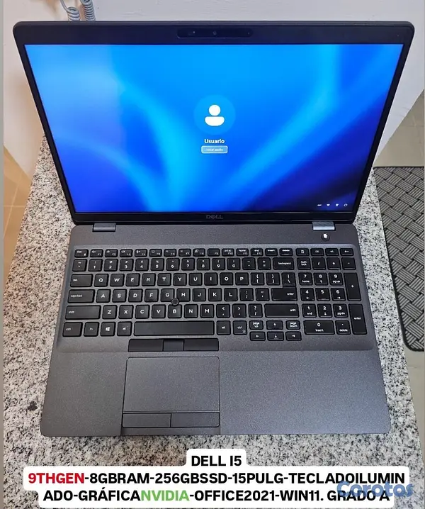 computadoras y laptops - LAPTOP DELL I5 9TH GRAFICA NVIDIA 15PULG 2