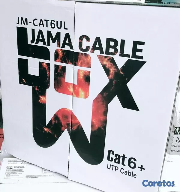 computadoras y laptops - CABLE DE RED UTP  CAT6e 1000 PIES  2