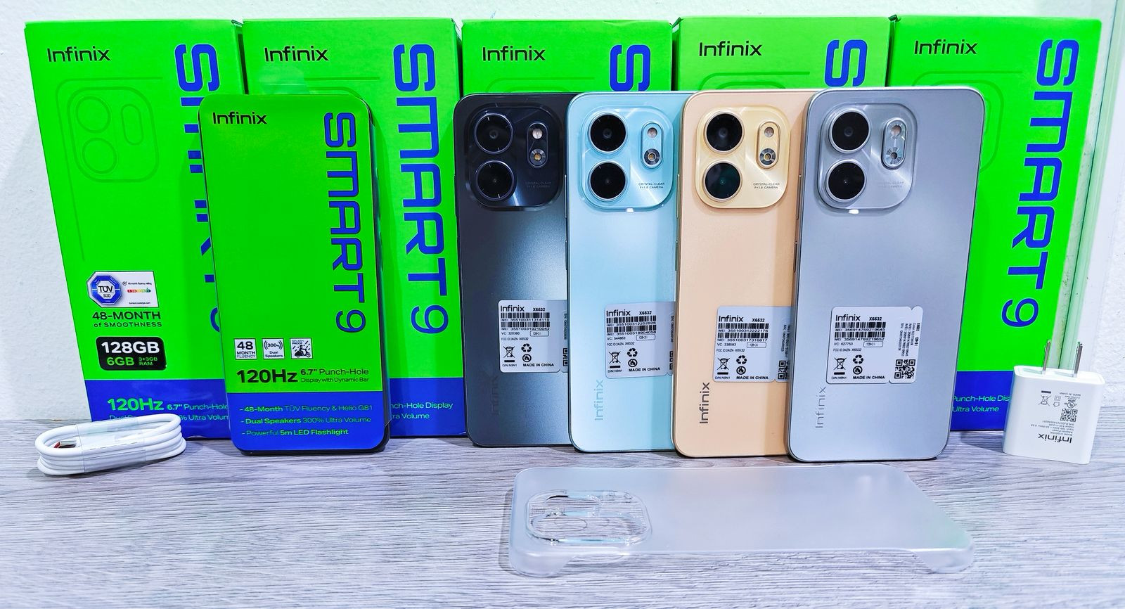 celulares y tabletas - INFINIX SMART 9 HD DE 64GB 6GB RAM NUEVO DE CAJA  0