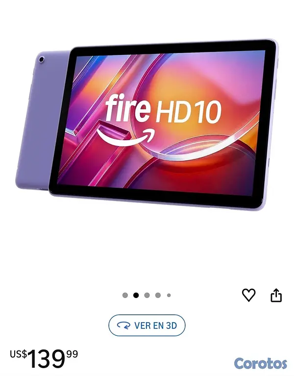 celulares y tabletas - tablet Amazon fireHD10 3