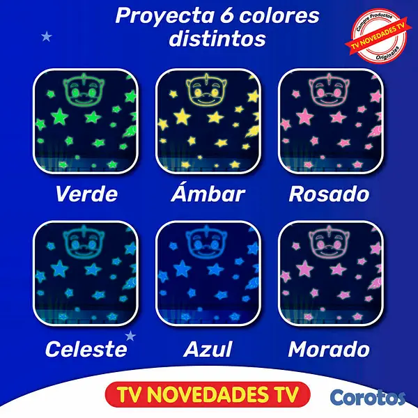 juguetes - OSO DE PELUCHE PROYECTOR DE LUCES NOCTURNAS 4