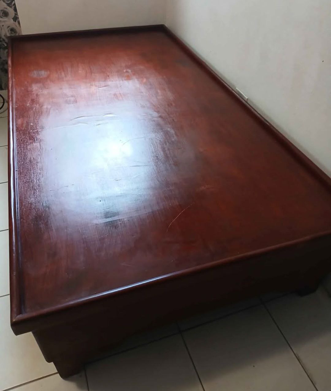 muebles y colchones - Cama 40x77 pino tratado con Colchon twin usado (para reparar) 1