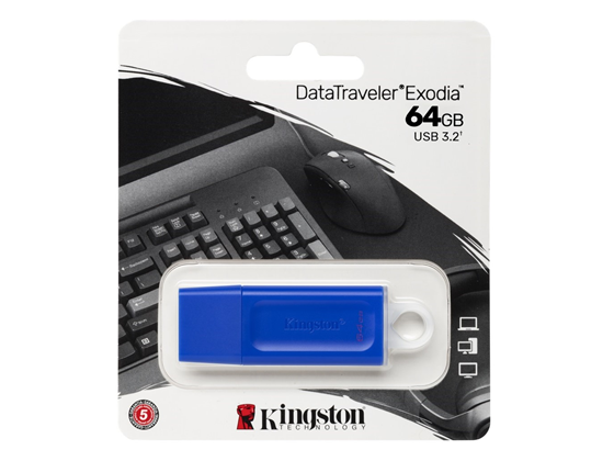 computadoras y laptops - MEMORIA USB 64GB KINGSTON 0