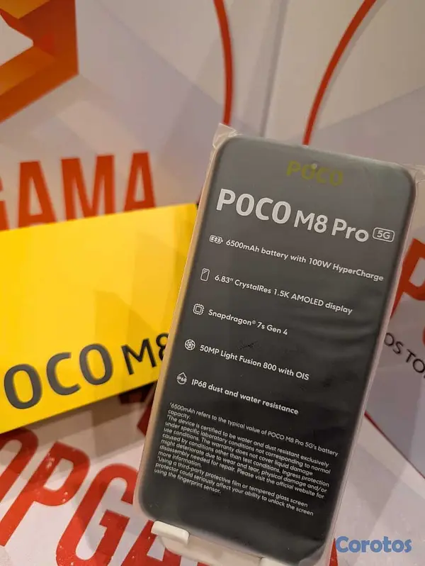 celulares y tabletas - POCO M8 PRO 5G, 12 GB RAM 512 GB ALMACENAMIENTO  9