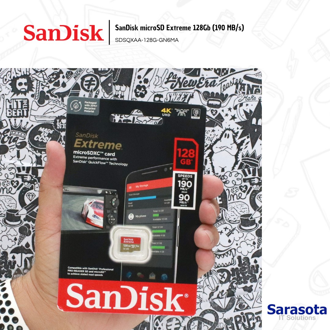 accesorios para electronica - SanDisk microSD Extreme 128Gb 190 MB/s 0