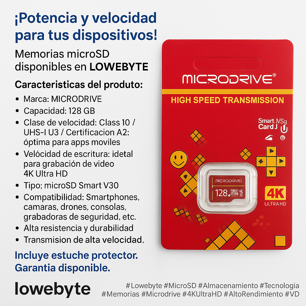 accesorios para electronica - Memoria microSD 128GB 0