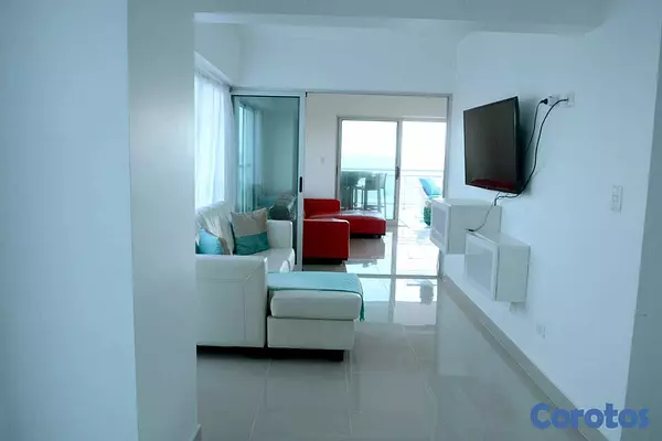 apartamentos - El Malecon, Hermoso Apartamento amueblado con vista al mar 8