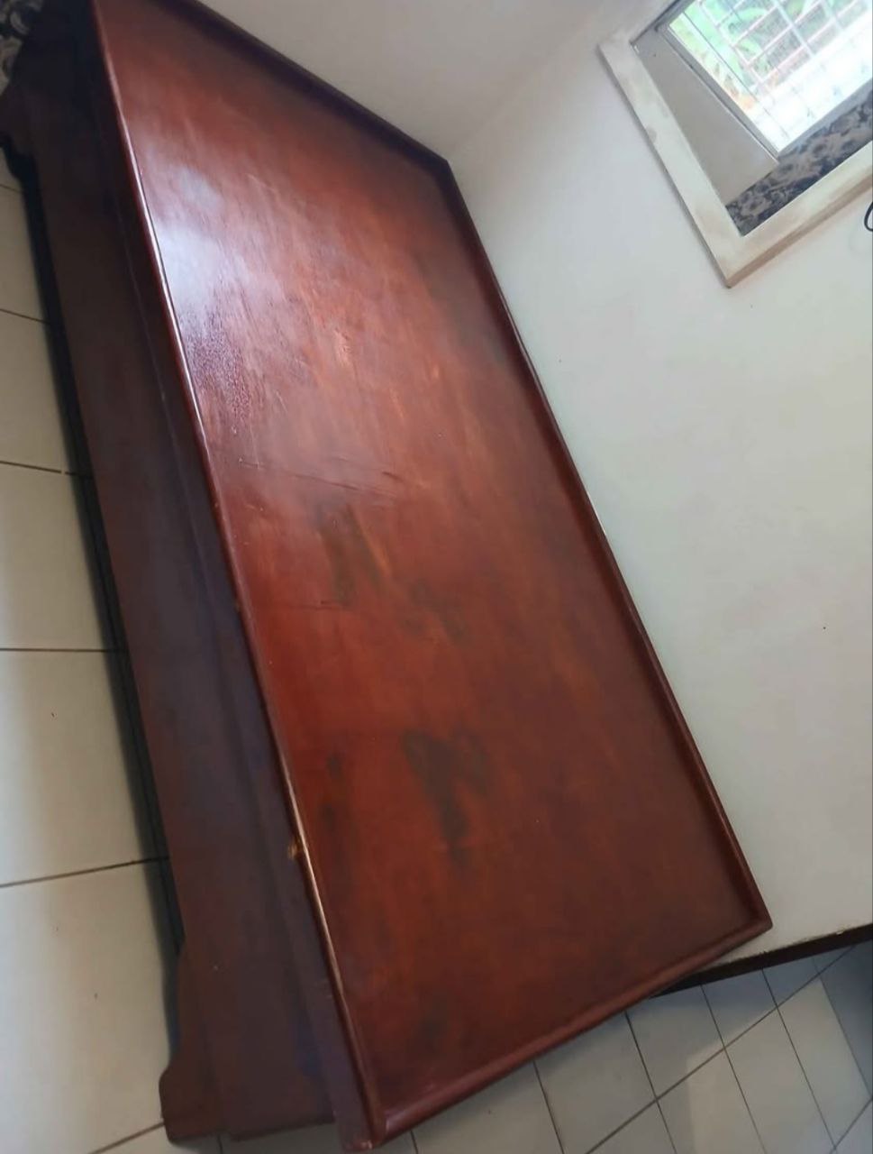 muebles y colchones - Cama 40x77 pino tratado con Colchon twin usado (para reparar) 2