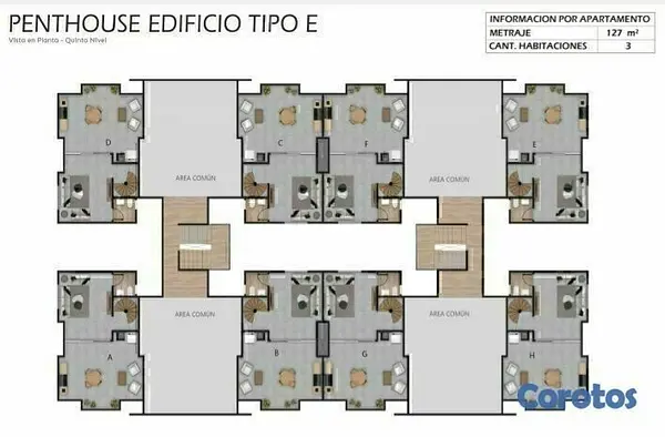 apartamentos - 2do nivel en residencial lp11 4