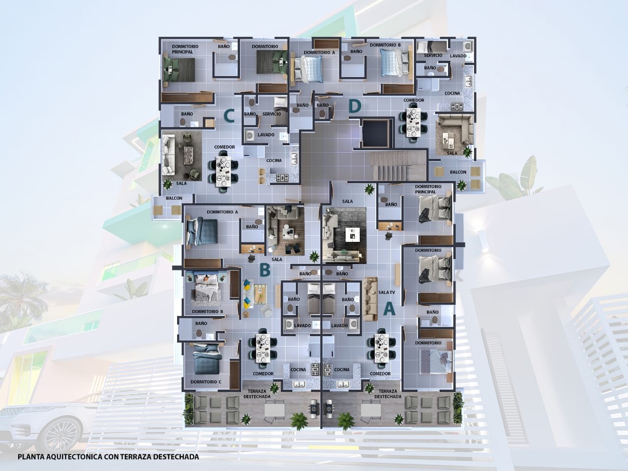apartamentos - Proyecto de Apartamento en venta en la Av. Independencia 4