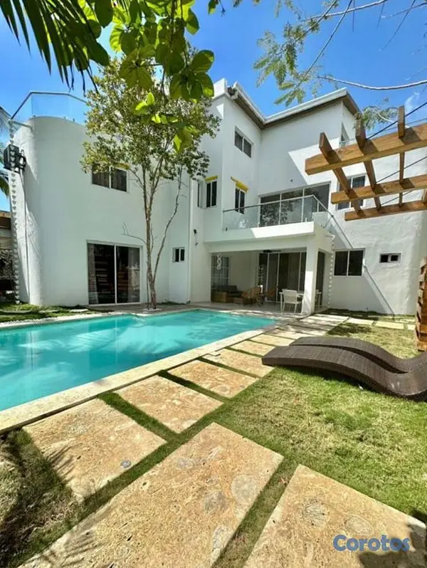 casas vacacionales y villas - Vendo Exclusiva Villa 3 Niveles AMUEBLADA en LOS G 6