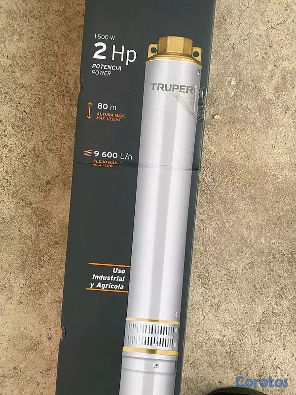 herramientas, jardines y exterior - Bomba sumergible TRUPER 2 HP 220V 3