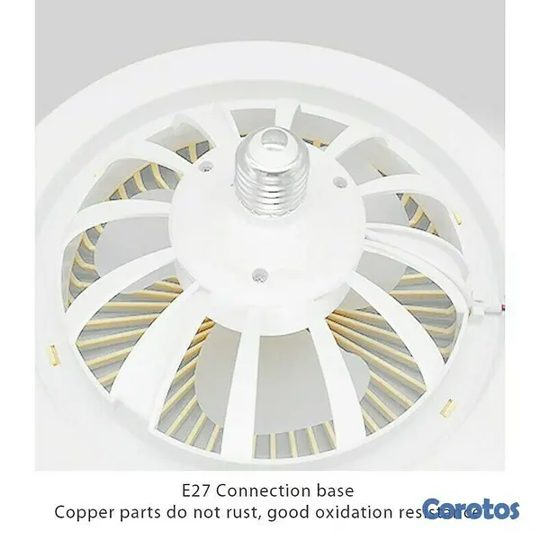 decoración y accesorios - LAMPARA ABANICO CON CONTROL JQ-1128 5